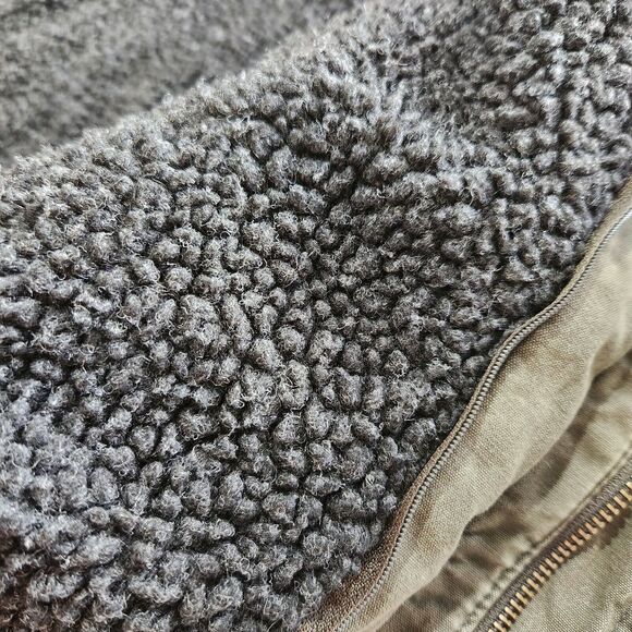 Levis jacket For Mens Size XL With Sherpa Olive Color Full Zip A2 - Picture 4 of 15